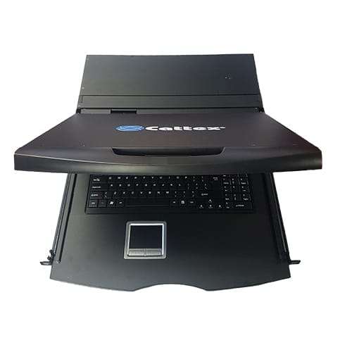 Cattex 16 Port 17" VGA LCD KVM Console - Networking