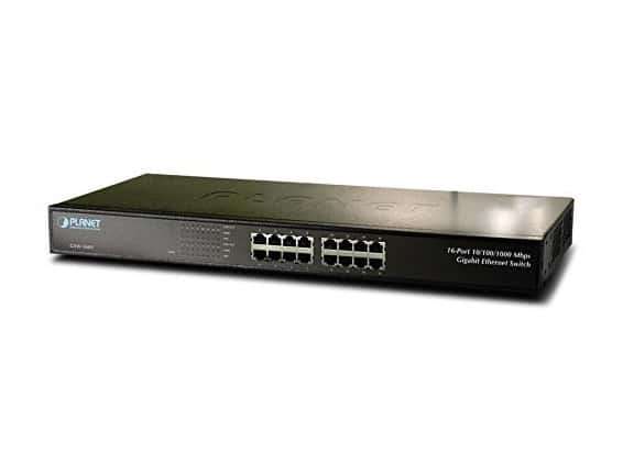 Planet 16 Port 10/100/1000 Gigabit Switch - Networking