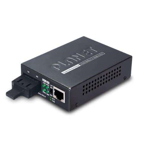 Planet 10/100/1000Base-T to 1000Base-LX Media Converter (SC,SM) - 10km - Networking