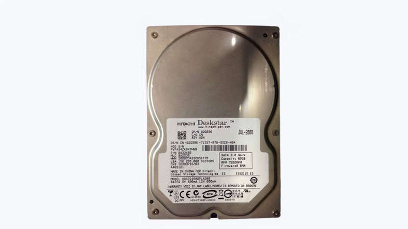 Hitachi 80GB HGST - Deskstar 3.5" SATA 7200RPM 8MB Internal HDD