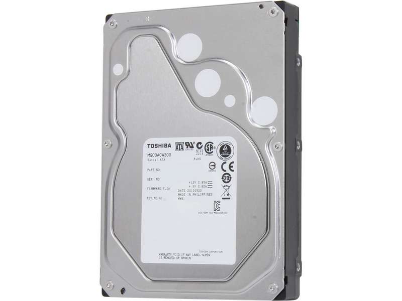 3TB Toshiba 3.5" SATA-6Gb/s 7200rpm 64MB Desktop HD