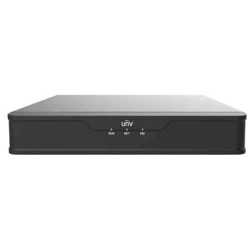 Uniview 4 Channel NVR with 1 Hard Drive Slot and 4 PoE Ports - CCTV
