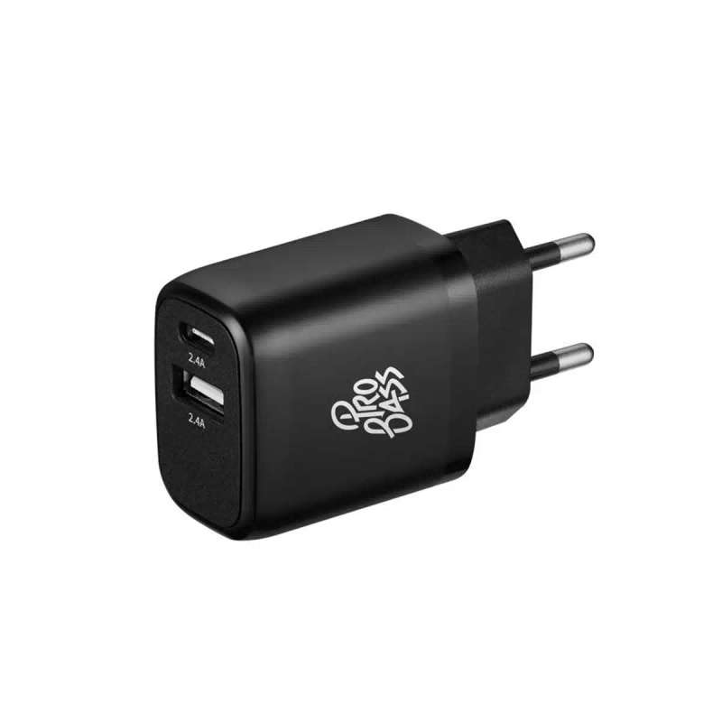 Pro Bass On The Go Dual USB Wall Adapter