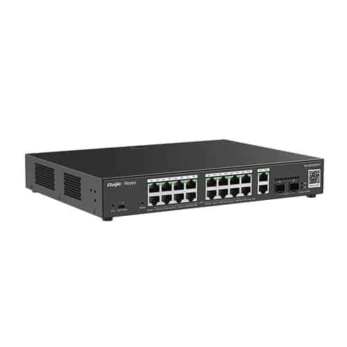 Reyee 20-Port Gigabit Smart Cloud Managed PoE Switch - Networking