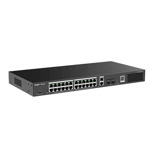 Reyee 28-Port Gigabit Smart Cloud Managed PoE Switch - Networking