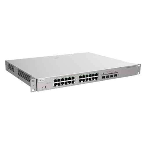 Reyee cloud 24-port Gigabit Layer 3 PoE Switch, 4 SFP+ Uplink - Networking