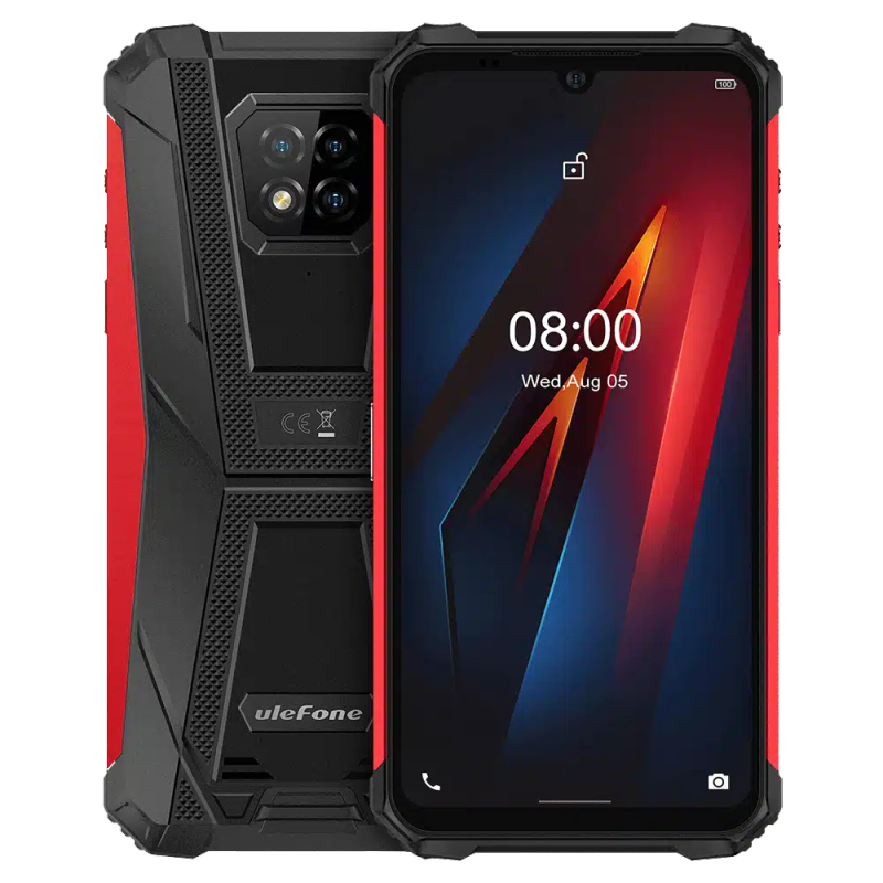 UleFone Armor 8 Rugged Android 11 Smartphone | 4GB | 64GB | Dual-SIM | Red