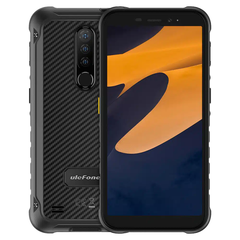 UleFone Armor X8 Rugged Android 11 Smartphone | 4GB | 64GB | Dual-SIM | Black