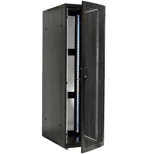 27U 600x1000 Floor Server Cabinet - Perforated - Networking
