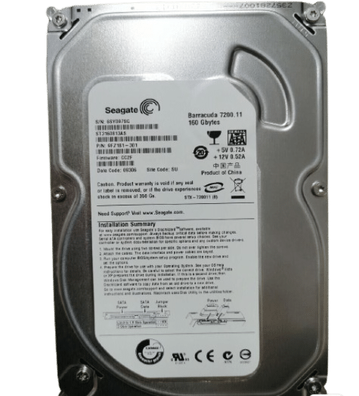 160GB Seagate 3.5" SATA 7200rpm 8MB Desktop HD