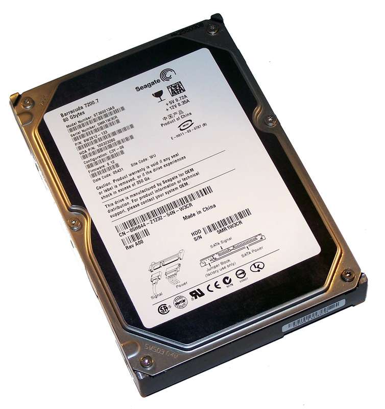 80GB Seagate 3.5" SATA 7200rpm 8MB Desktop HD