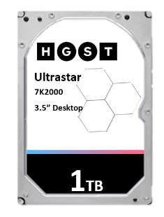 HGST Ultrastar 1TB 7200RPM SATA 3GB/s 32MB Cache 3.5-inch Hard Disk Drive