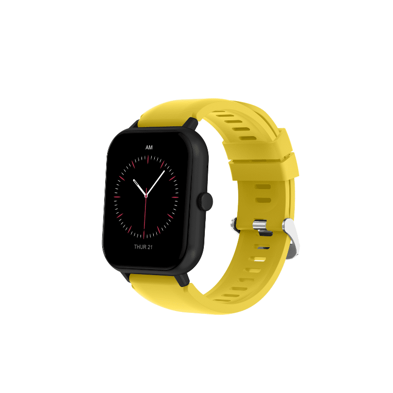 Volkano Chroma Series Smartwatch with yellow strap