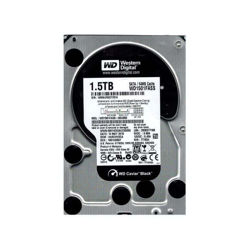 1.5TB Western Digital BLACK Enterprise 3.5" SATA 7200rpm 64MB
