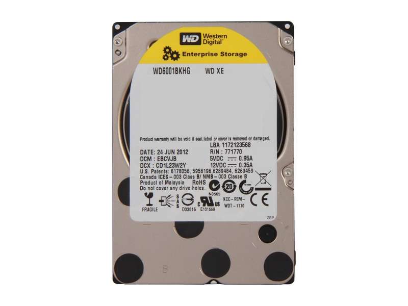 Western Digital Enterprise 600GB (WD XE) 2.5" SAS 10000rpm 32MB