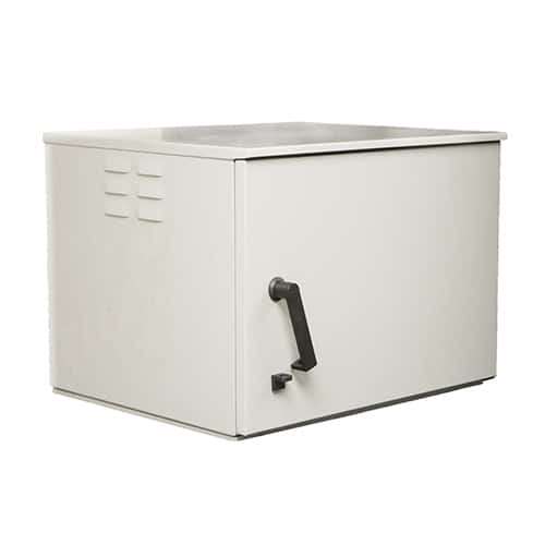 Cattex IP55 9U Wall Mount 19" Outdoor Grey 600mmx450mm (Fans not Incl) - Networking