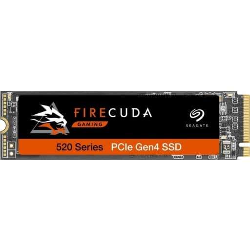 2TB Seagate Firecuda 520, M.2 (2280), PCIe Gen4x4, NVMe Extreme 5Gbps, 725K IOPS, SSD (PS-5 Certi...