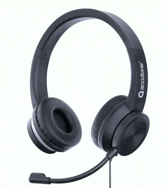 Accutone USB Binaural Headset