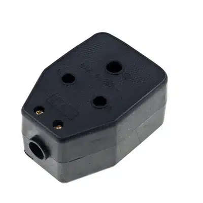 Rubber Double Janus Coupler - Black
