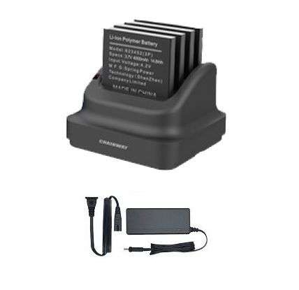 C66- Single Charging Cradle, charge C66 main battery only, up to 4 slots