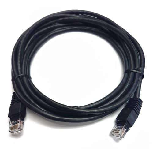 Cattex CAT5e Black Leads 3m - Networking
