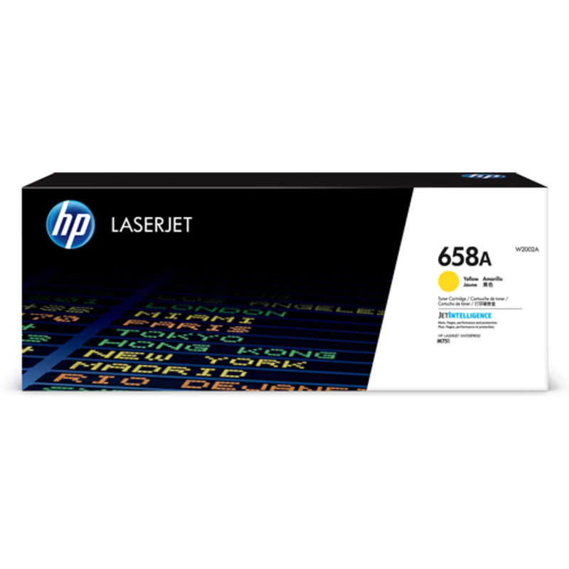 HP 658A Yellow Toner Cartridge