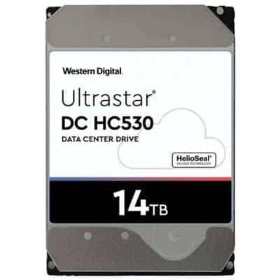 Western Digital Ultrastar DC HC530 14TB 3.5" LFF 7200rpm 512MB Cache SAS-2 12Gb/s Hard Disk Drive