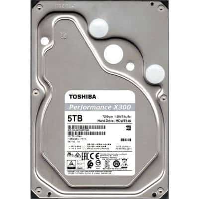 Toshiba 5TB 7200RPM, 128MB, 6Gbps, 3.5", SATA-III Hard Drive