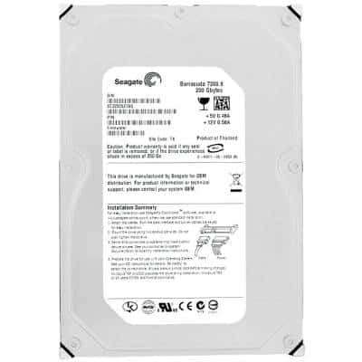 Seagate Barracuda 7200.9 200GB 3.5" 7200rpm 8MB Cache SATA2 3Gb/s Hard Disk Drive