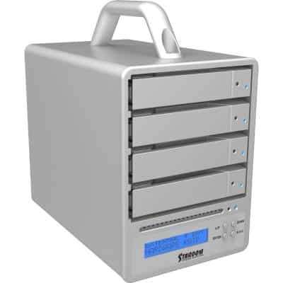 Stardom SR4-SB31+ 4 Bay SATA eSATA + RAID 5 Type-C storage