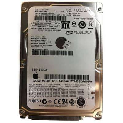 Fujitsu 120GB 2.5" 5400rpm 8MB Cache SATA1 Notebook Hard Drive, 5.56 ms average Latency