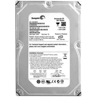 Seagate Barracuda ES 250GB 3.5" 7200rpm 8MB Cache SATA2 3Gb/s Hard Disk Drive