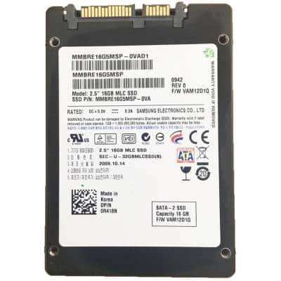 Samsung 16GB MLC 2.5", SATA II, SSD