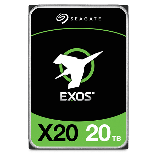 Seagate 20TB Exos Enterprise  X20 3.5"  7200RPM  256MB Cache  SATA Internal HDD