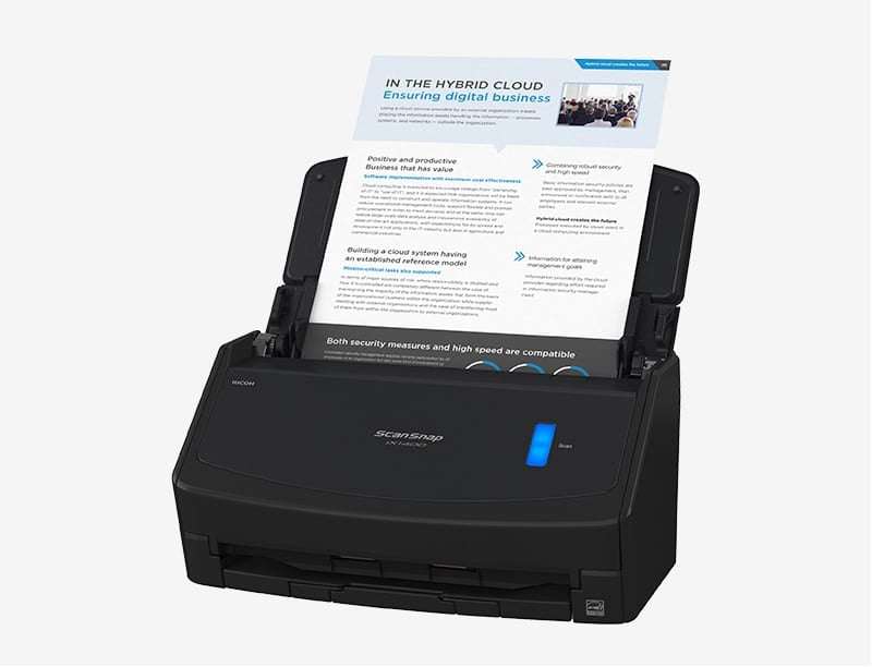 Richo A4 ScanSnap 40ppm/80ipm Duplex ADF USB3.2 LED Desktop Scanner Ricoh