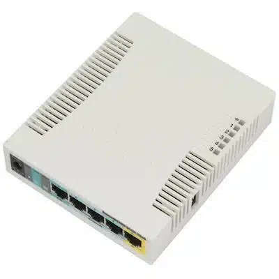 Mikrotik WLAN Access Point Power Over Ethernet (PoE) White