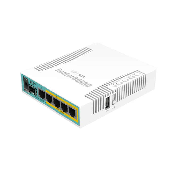 MikroTik 5-Port HEX PoE Gigabit Ethernet Router