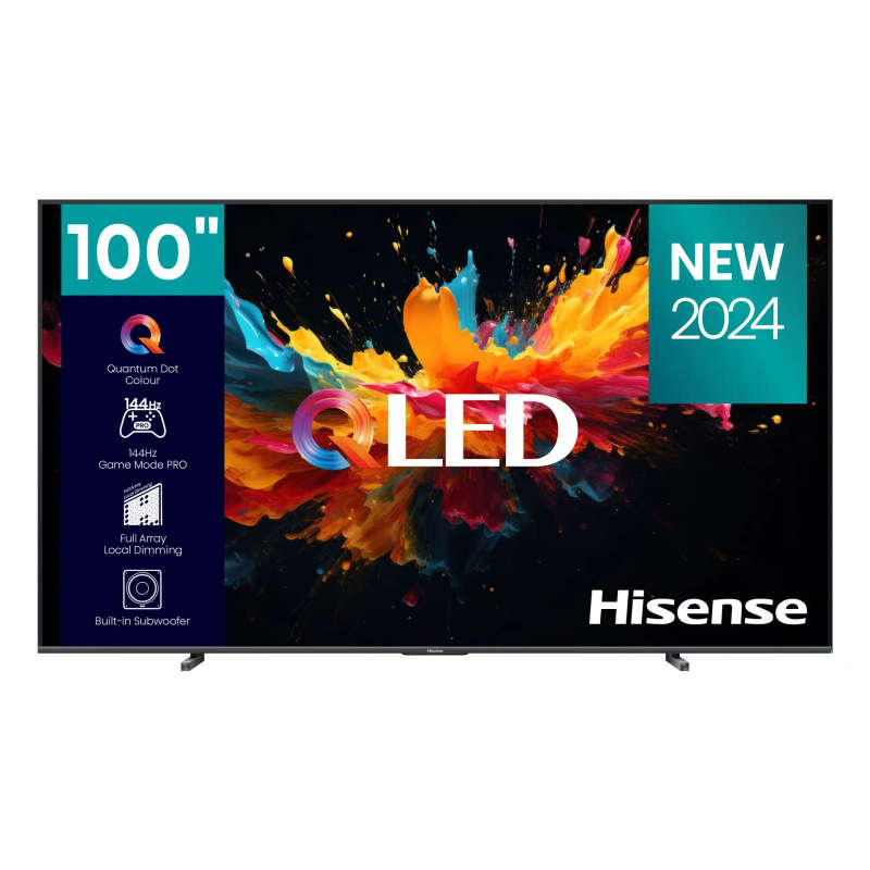 Hisense 100 inch Q7N Series 144Hz QLED Gaming Vidaa Smart TV - Resolut