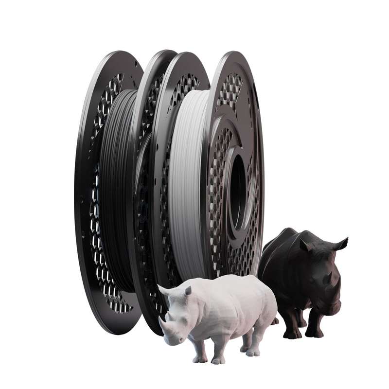SA Filament 2x 350g PLA black plus white twin pack
