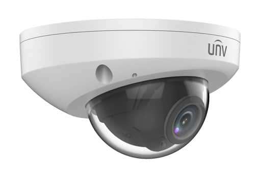 Uniview 2MP HD Intelligent LightHunter IR Fixed Mini Dome Camera - Surveillance