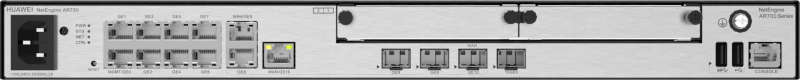 Huawei Router NetEngine AR730, 2*GE combo WAN, 1*10GE(SFP+) WAN, 8*GE LAN, 1*GE combo LAN, 2*USB ...