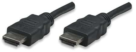 Manhattan High Speed HDMI Cable - HDMI Male to Male, Shielded, Black, 22.5 m (75 ft.), Retail Box...