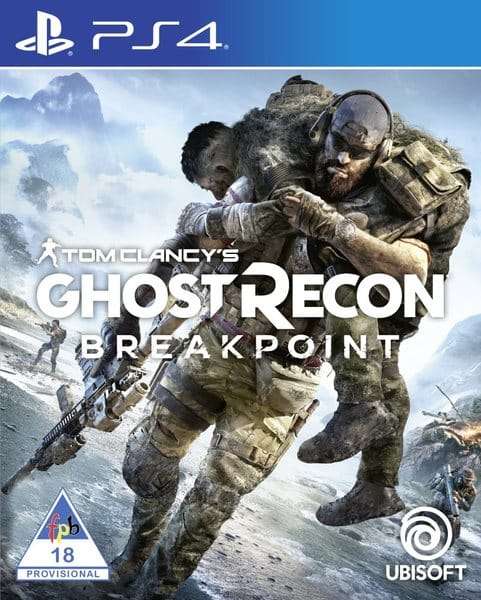 PlayStation 4 Game Tom Clancy Ghost Recon Breakpoint, Retail Box, No Warranty on Software