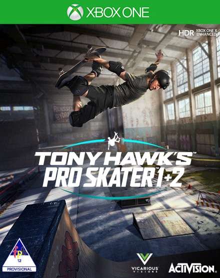 Xbox One Game Tony Hawks Pro Skater 1+2 , Retail Box, No Warranty on Software