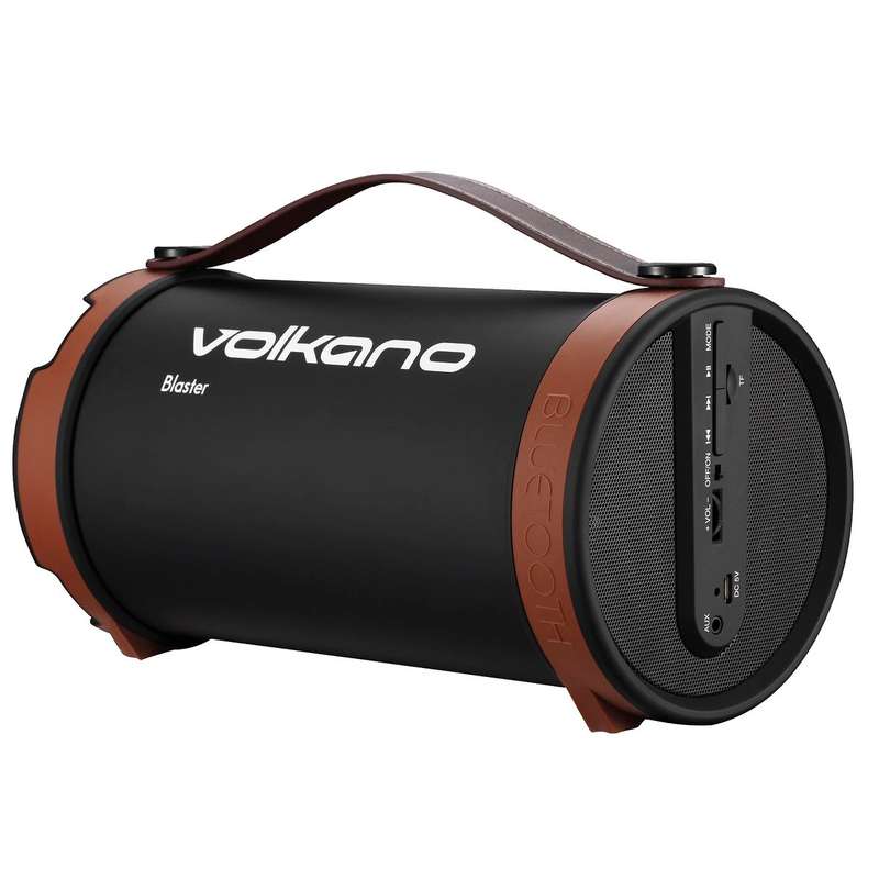 Volkano Blaster Speaker - Ultra Powerful - Brown