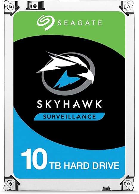 10TB Seagate Skyhawk AI, 3.5", 7200RPM, SATA-III, 256MB, Surveillance