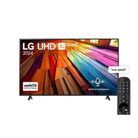 LG 75 inch UT80 Series UHD ThinQ AI webOS Smart TV - 3840 x 2160 Resol
