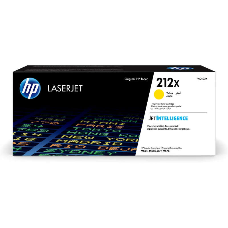HP 212X High Yield Yellow Original LaserJet Toner Cartridge
