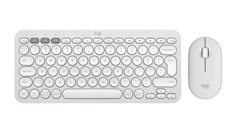 Logitech Pebble 2 Combo - Tonal White