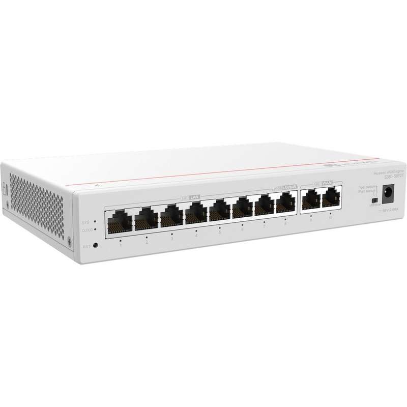 Huawei Gateway S380-S8P2T, 2*GE WAN, 8*GE LAN PoE+, 124W